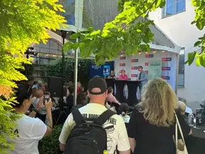 Lansering av den nationella klimat- och sårbarhetsanalysen i Almedalen.