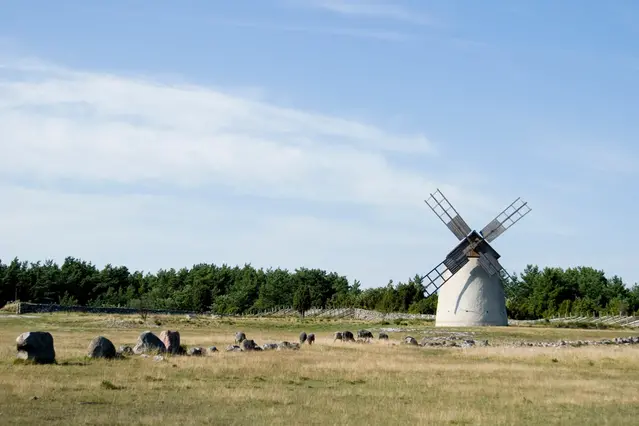 Väderkvarn på Fårö