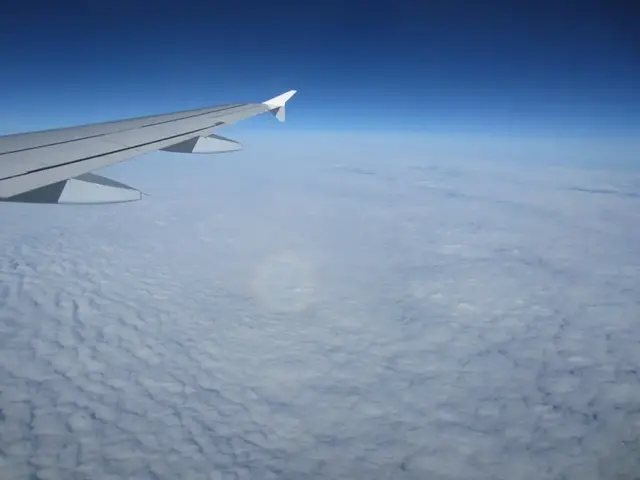 Gloria från flygplan