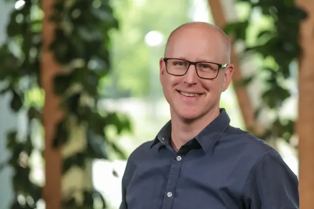 Porträtt på Christian Asker.