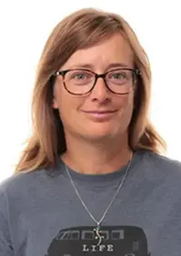 Porträtt på en kvinna.